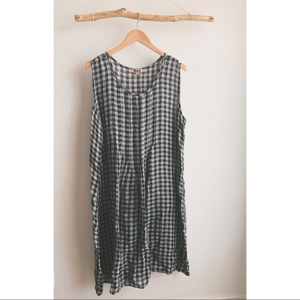 Flax • Plaid Check Dress